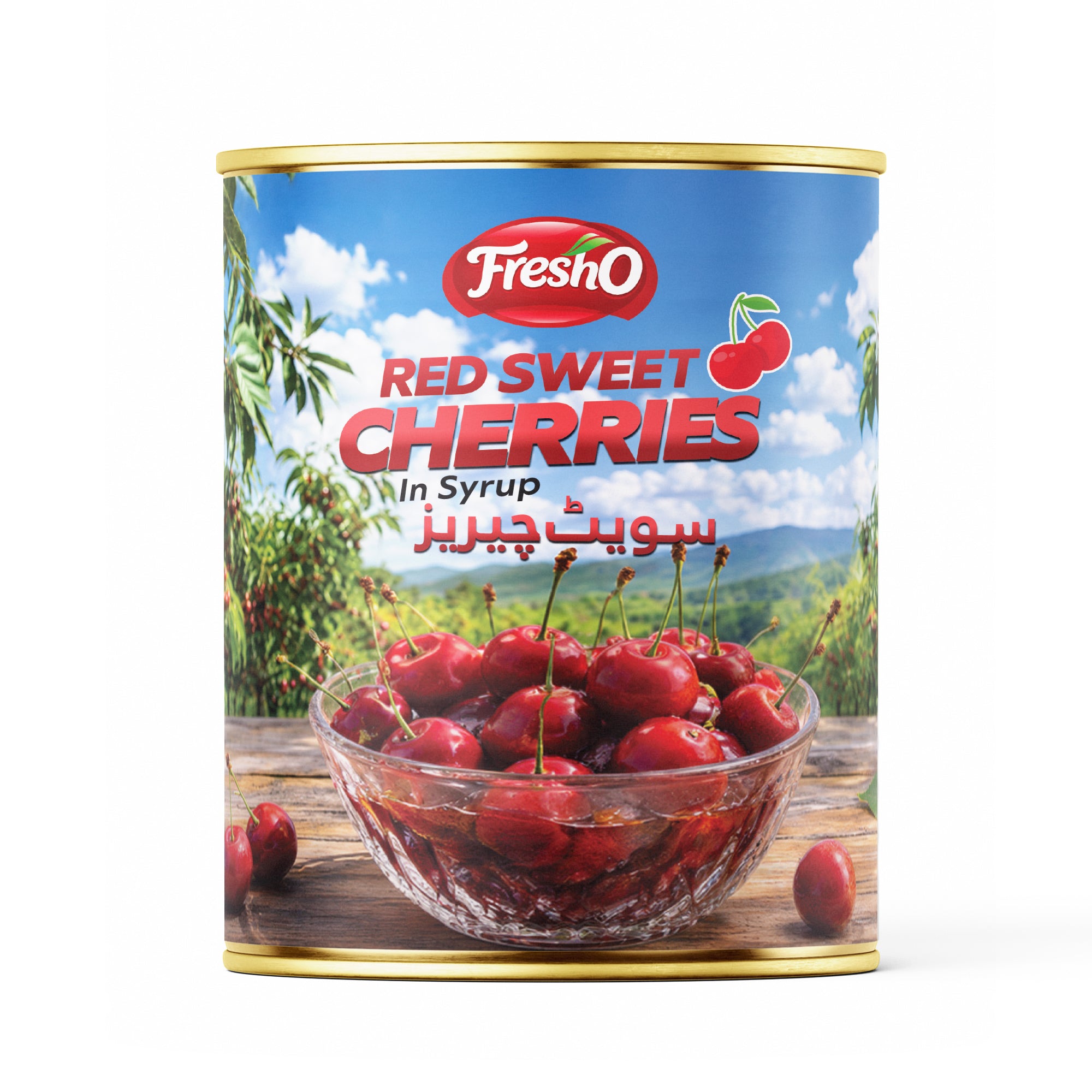 Fresho Red Cherries in Light Syrup