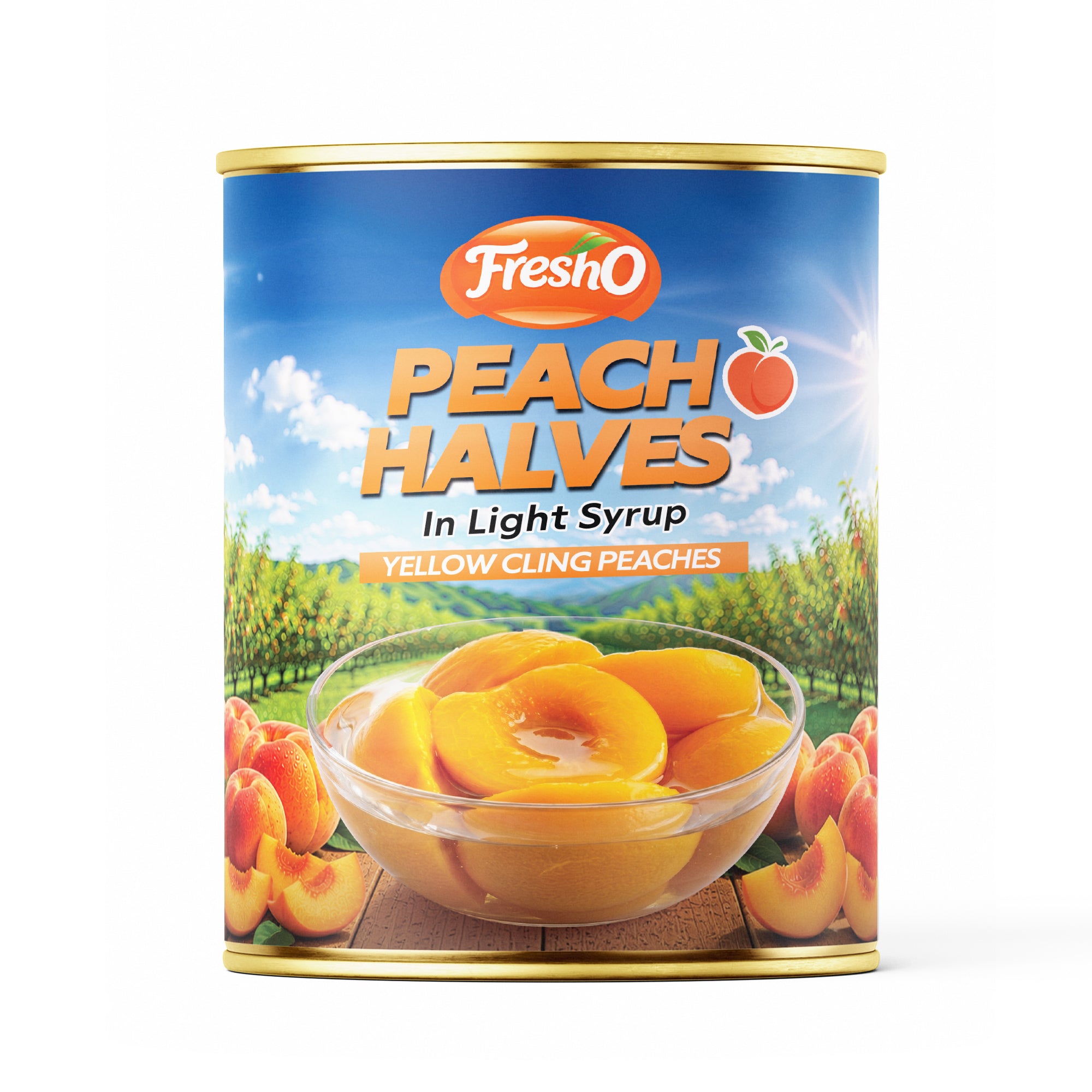 Fresho Peach Halves in Light Syrup