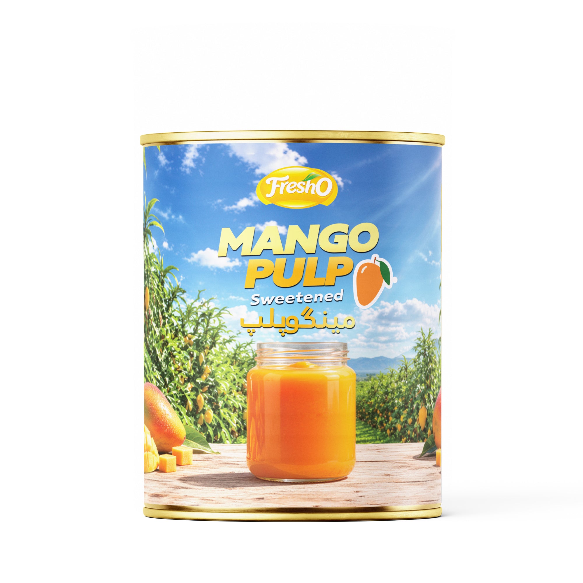 Fresho Pure Natural Mango Puree Pack