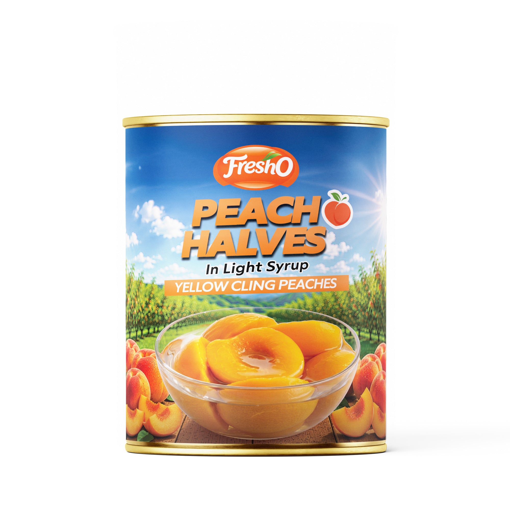 Fresho Peach Halves in Light Syrup