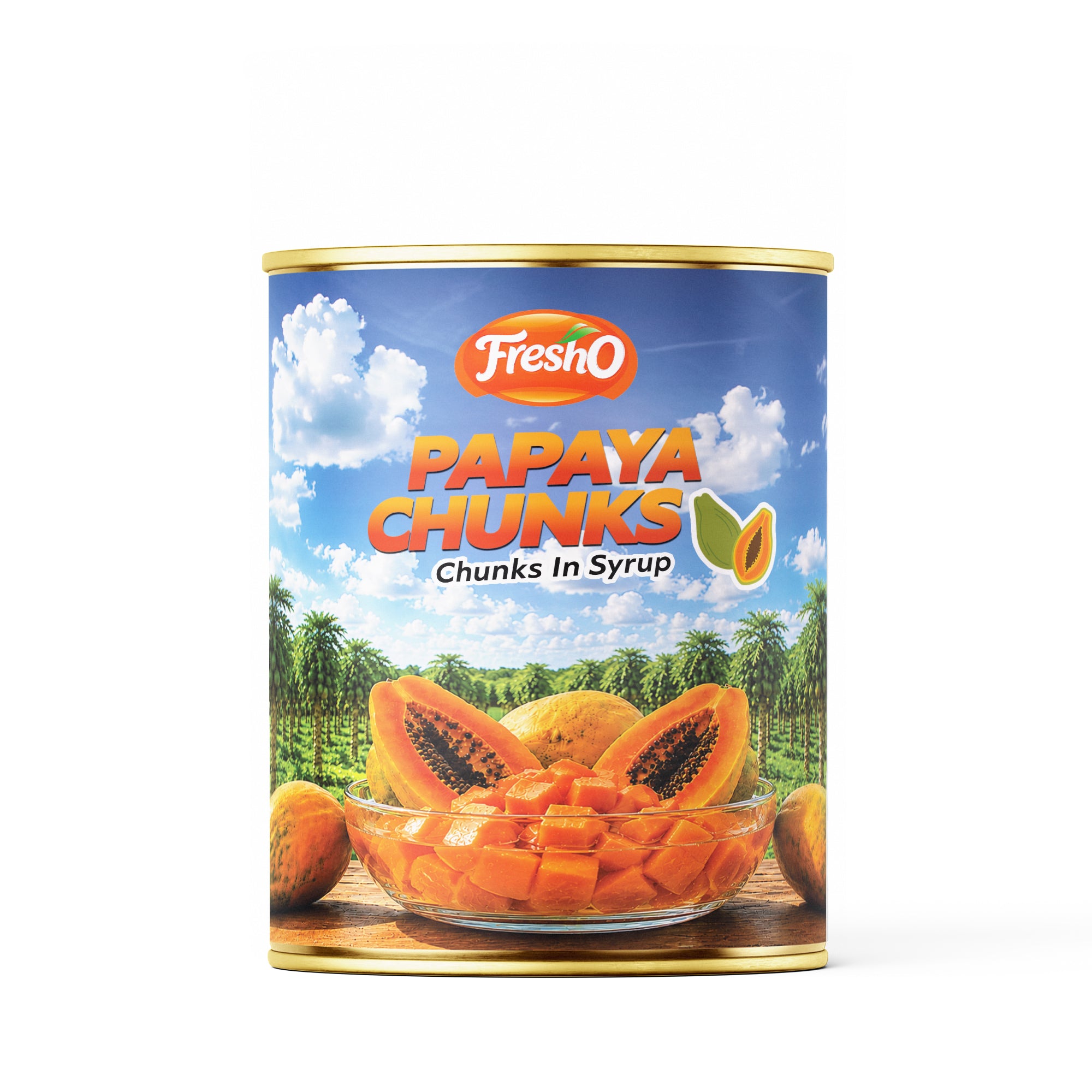Fresho Papaya Chunks in Light Syrup