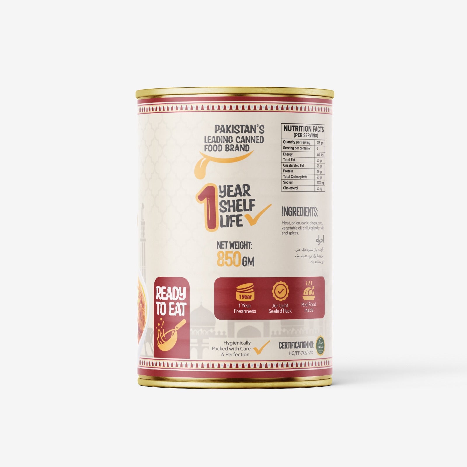 Ready to Eat Shahi Chicken Qorma | Canned Food